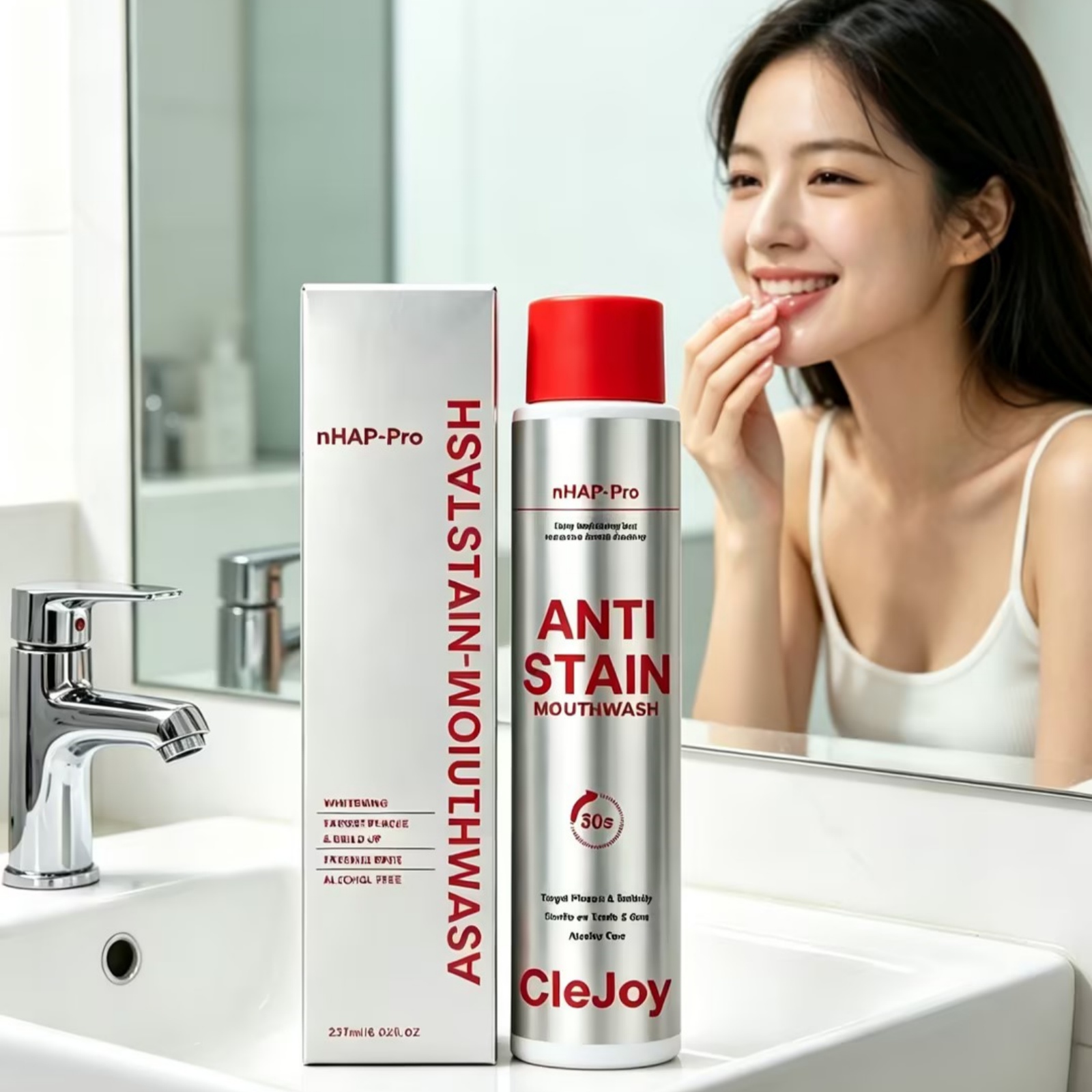 Clejoy Teeth Mouthwash Long La - đánh giá và giá Teeth Whitening Mouthwash