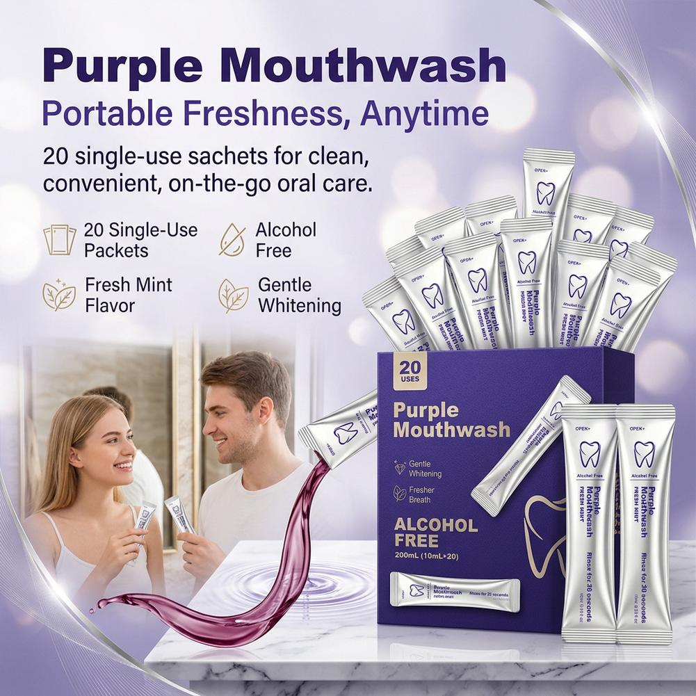 Purple Mouthwash Teeth Cleanin - đánh giá và giá Teeth Whitening Mouthwash